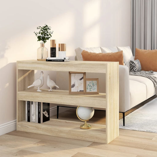 Bücherregal/Raumteiler Sonoma-Eiche 100x30x72 cm - Pazzar.ch