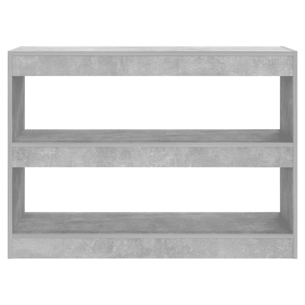 Bücherregal/Raumteiler Betongrau 100x30x72 cm - Pazzar.ch