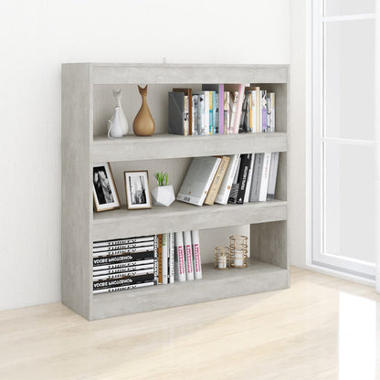 Bücherregal/Raumteiler Betongrau 100x30x103 cm - Pazzar.ch