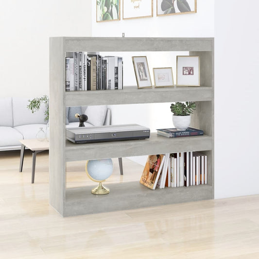 Bücherregal/Raumteiler Betongrau 100x30x103 cm - Pazzar.ch