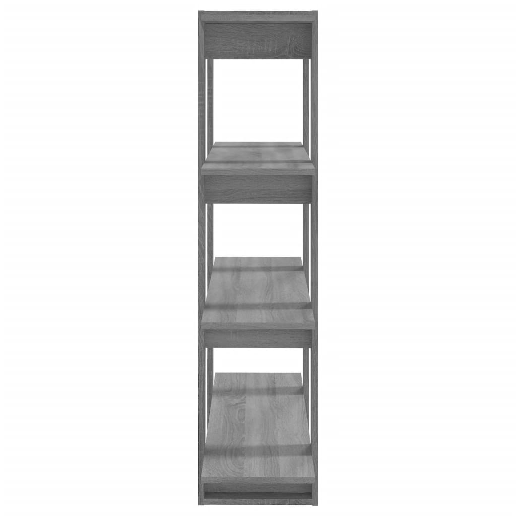 Bücherregal/Raumteiler Grau Sonoma 100×30×123,5 cm - Pazzar.ch