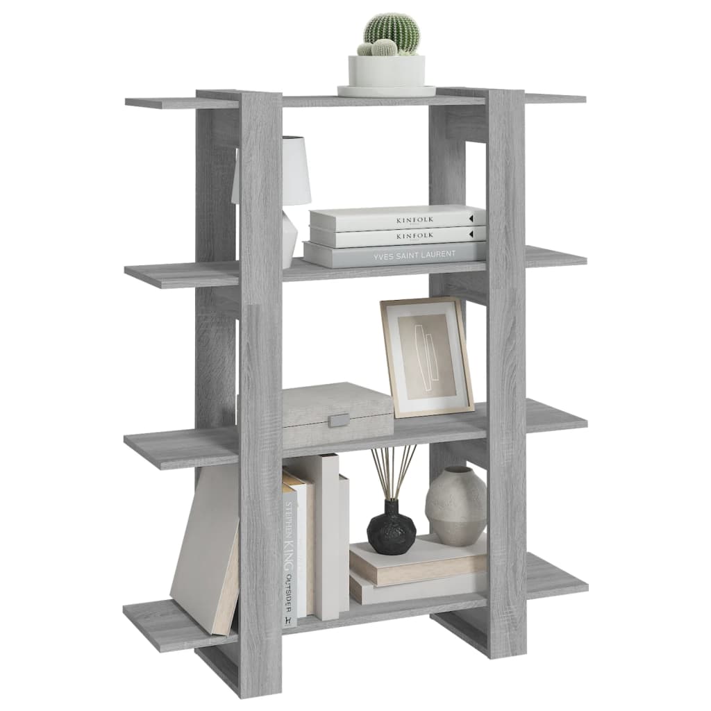 Bücherregal/Raumteiler Grau Sonoma 100×30×123,5 cm - Pazzar.ch
