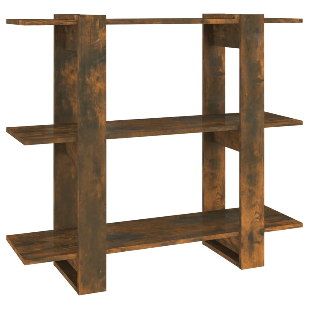 Bücherregal/Raumteiler Räuchereiche 100×30×87 cm - Pazzar.ch