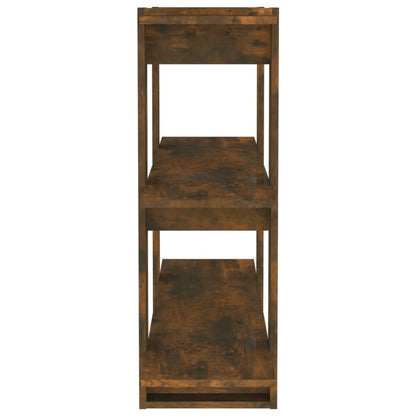 Bücherregal/Raumteiler Räuchereiche 100×30×87 cm - Pazzar.ch