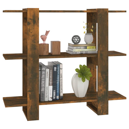 Bücherregal/Raumteiler Räuchereiche 100×30×87 cm - Pazzar.ch