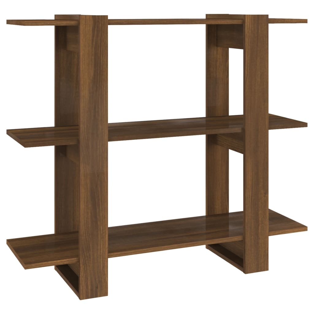 Bücherregal/Raumteiler Braun Eichen-Optik 100×30×87 cm - Pazzar.ch