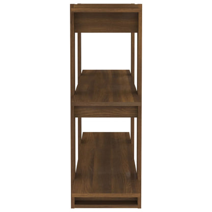 Bücherregal/Raumteiler Braun Eichen-Optik 100×30×87 cm - Pazzar.ch