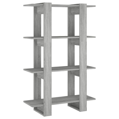 Bücherregal/Raumteiler Grau Sonoma 80x30x123,5 cm - Pazzar.ch