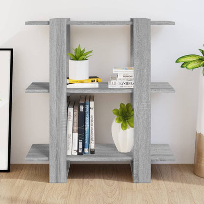 Bücherregal/Raumteiler Grau Sonoma 80x30x87 cm - Pazzar.ch