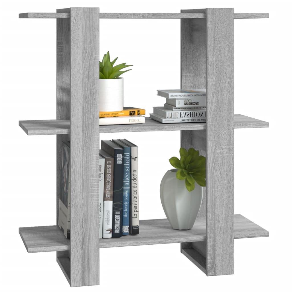 Bücherregal/Raumteiler Grau Sonoma 80x30x87 cm - Pazzar.ch