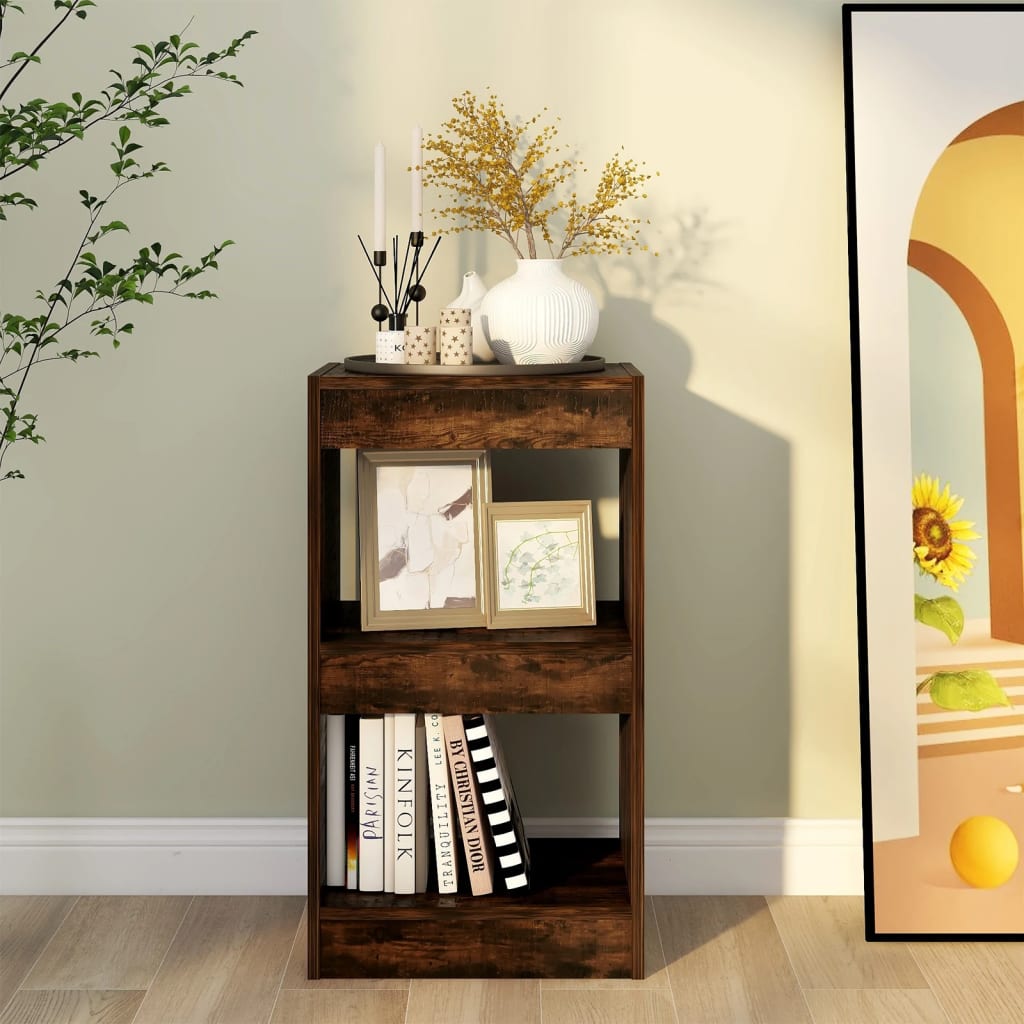 Bücherregal/Raumteiler Räuchereiche 40x30x72 cm - Pazzar.ch