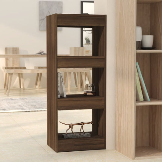 Bücherregal/Raumteiler Braun Eiche 40x30x103cm Holzwerkstoff - Pazzar.ch