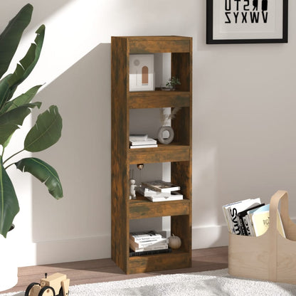 Bücherregal/Raumteiler Räuchereiche 40x30x135 cm - Pazzar.ch