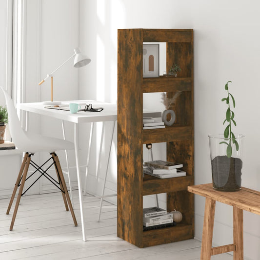 Bücherregal/Raumteiler Räuchereiche 40x30x135 cm - Pazzar.ch