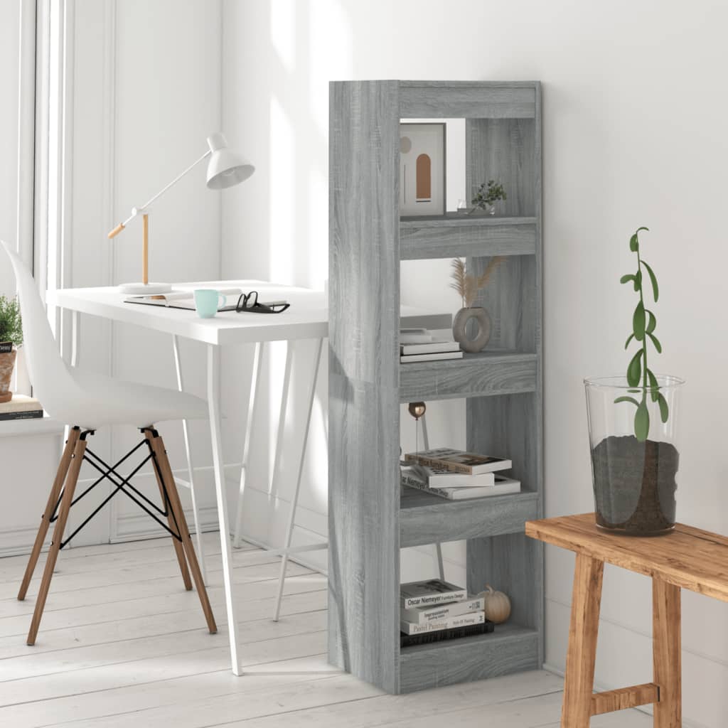 Bücherregal/Raumteiler Grau Sonoma 40x30x135 cm - Pazzar.ch