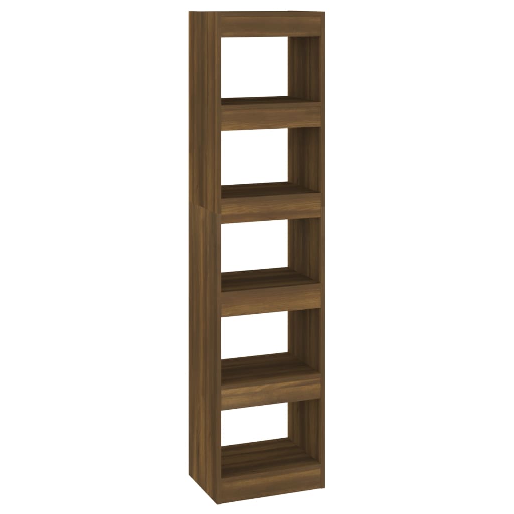 Bücherregal/Raumteiler Braun Eichen-Optik 40x30x166 cm - Pazzar.ch