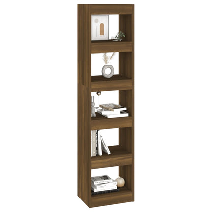 Bücherregal/Raumteiler Braun Eichen-Optik 40x30x166 cm - Pazzar.ch