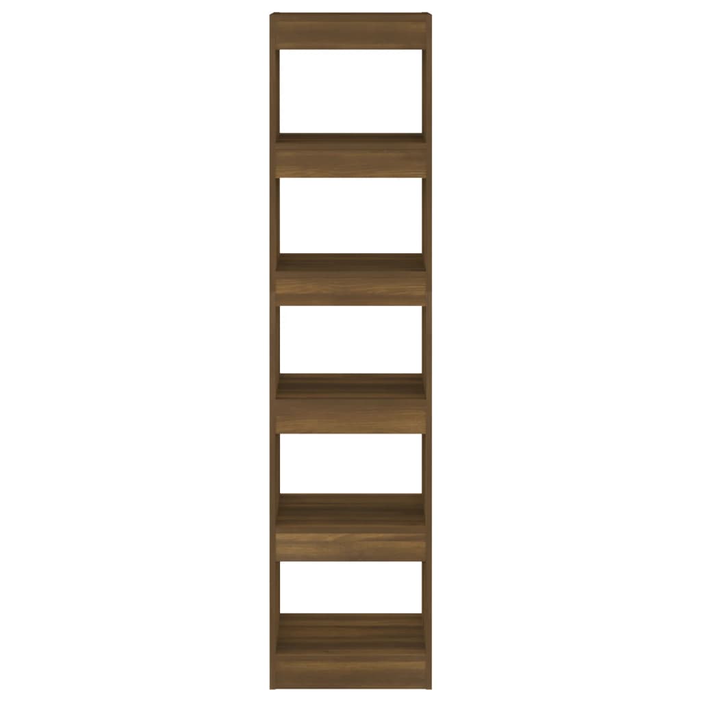 Bücherregal/Raumteiler Braun Eichen-Optik 40x30x166 cm - Pazzar.ch