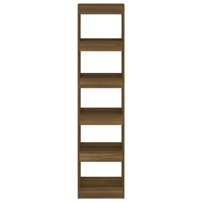 Bücherregal/Raumteiler Braun Eichen-Optik 40x30x166 cm - Pazzar.ch