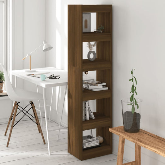Bücherregal/Raumteiler Braun Eichen-Optik 40x30x166 cm - Pazzar.ch
