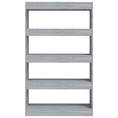 Bücherregal/Raumteiler Grau Sonoma 80x30x135 cm Holzwerkstoff - Pazzar.ch