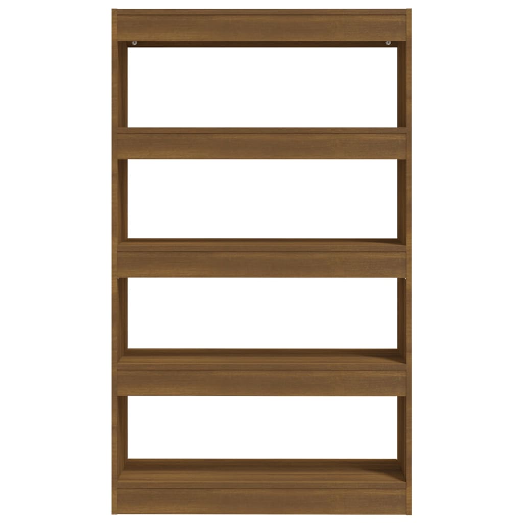 Bücherregal/Raumteiler Braun Eichen-Optik 80x30x135 cm