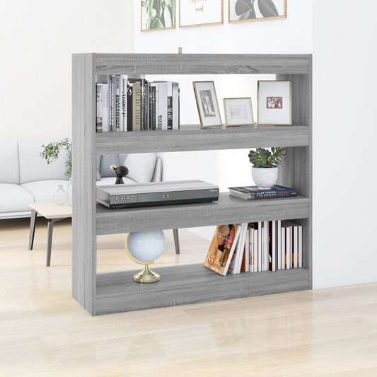 Bücherregal/Raumteiler Grau Sonoma 100×30×103 cm - Pazzar.ch