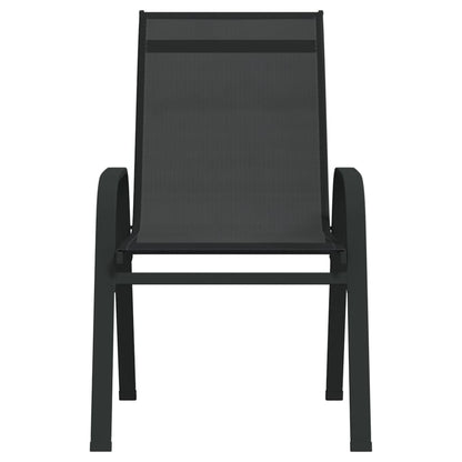 3-tlg. Garten-Bistro-Set Schwarz - Pazzar.ch