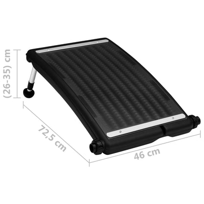 Gebogene Solar-Heizpaneele für Pool 2 Stk. 72,5x46 cm - Pazzar.ch