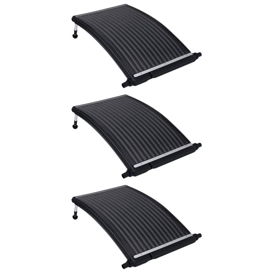 Gebogene Solar-Heizpaneele für Pool 3 Stk. 110x65 cm - Pazzar.ch