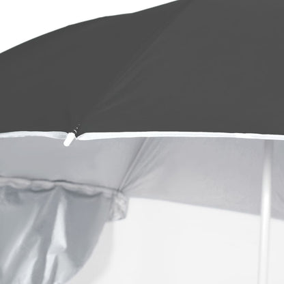 Strandschirm mit Seitenwänden Anthrazit 215 cm - Pazzar.ch
