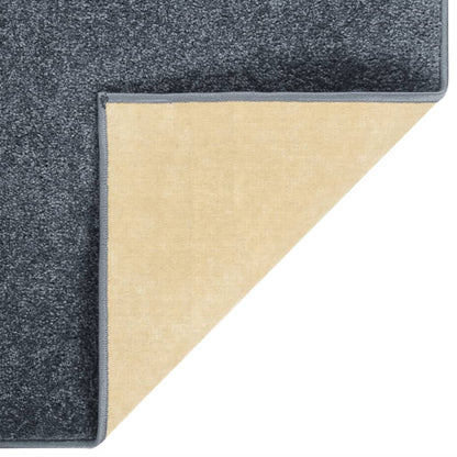 Teppich Kurzflor 140x200 cm Anthrazit - Pazzar.ch