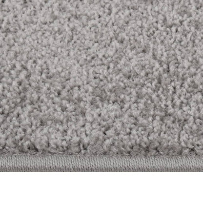 Teppich Kurzflor 80x150 cm Grau - Pazzar.ch