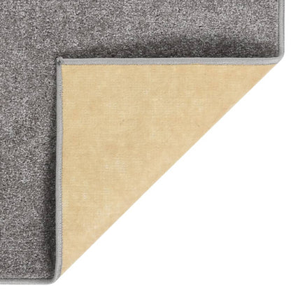 Teppich Kurzflor 80x150 cm Grau - Pazzar.ch