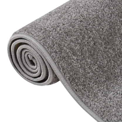 Teppich Kurzflor 80x150 cm Grau - Pazzar.ch