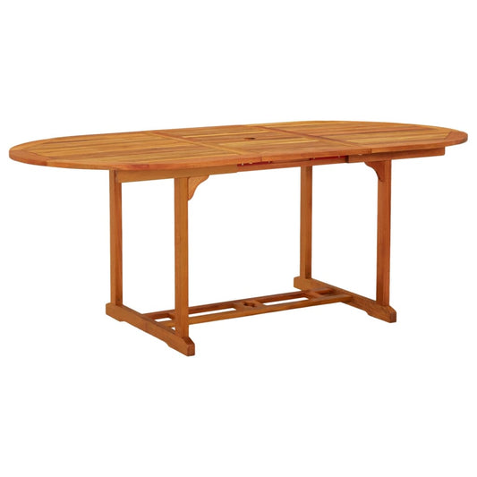 Gartentisch 200x100x75 cm Massivholz Eukalyptus - Pazzar.ch