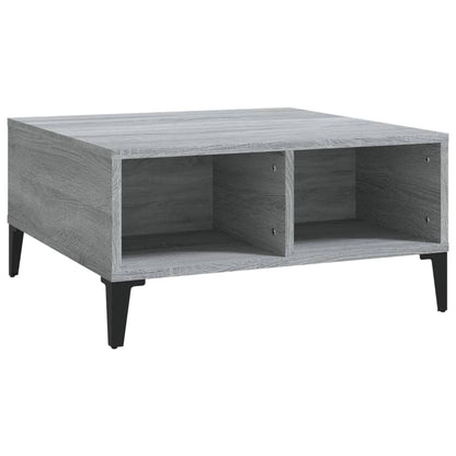 Couchtisch Grau Sonoma 60x60x30 cm Holzwerkstoff - Pazzar.ch