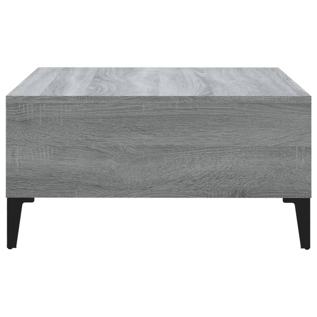 Couchtisch Grau Sonoma 60x60x30 cm Holzwerkstoff - Pazzar.ch