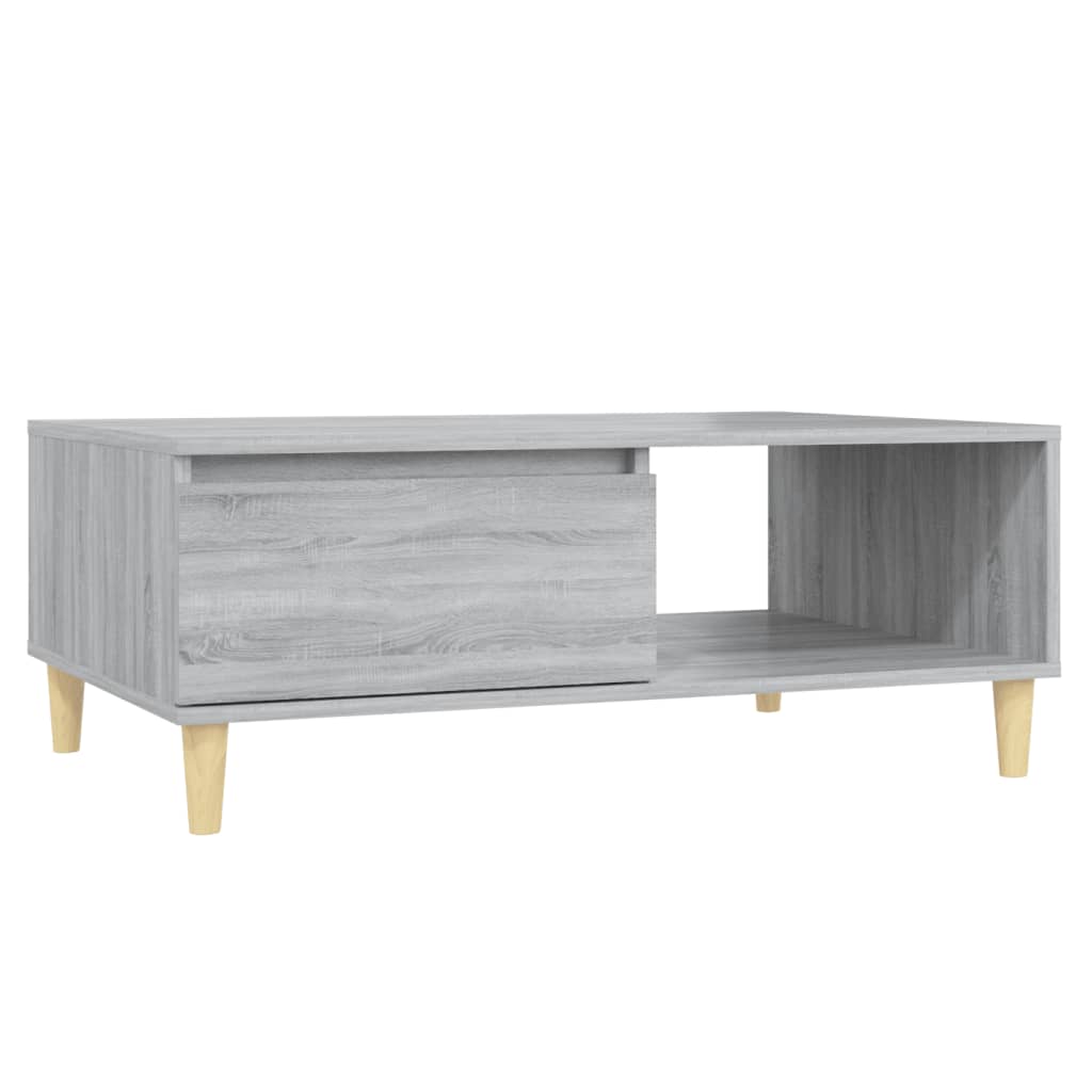 Couchtisch Grau Sonoma 90x60x35 cm Holzwerkstoff - Pazzar.ch
