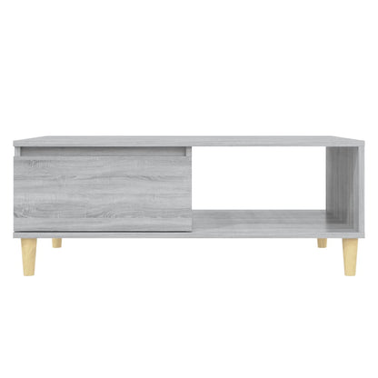 Couchtisch Grau Sonoma 90x60x35 cm Holzwerkstoff - Pazzar.ch