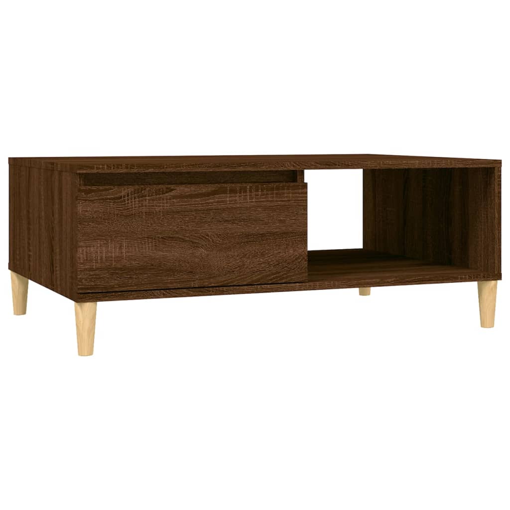 Couchtisch Braun Eichen-Optik 90x60x35 cm Holzwerkstoff - Pazzar.ch
