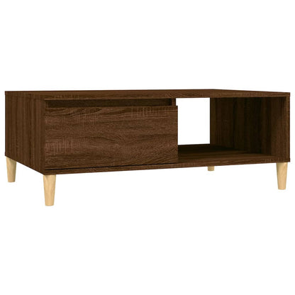 Couchtisch Braun Eichen-Optik 90x60x35 cm Holzwerkstoff - Pazzar.ch