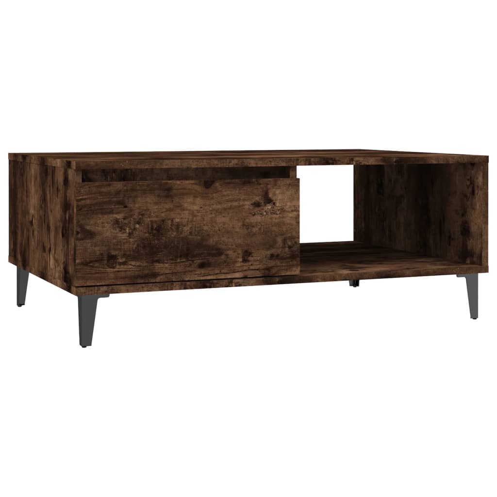 Couchtisch Räuchereiche 90x60x35 cm Holzwerkstoff - Pazzar.ch