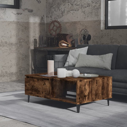 Couchtisch Räuchereiche 90x60x35 cm Holzwerkstoff - Pazzar.ch