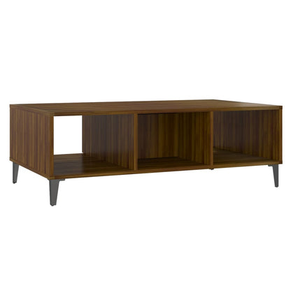 Couchtisch Braun Eichen-Optik 103,5x60x35 cm Holzwerkstoff - Pazzar.ch