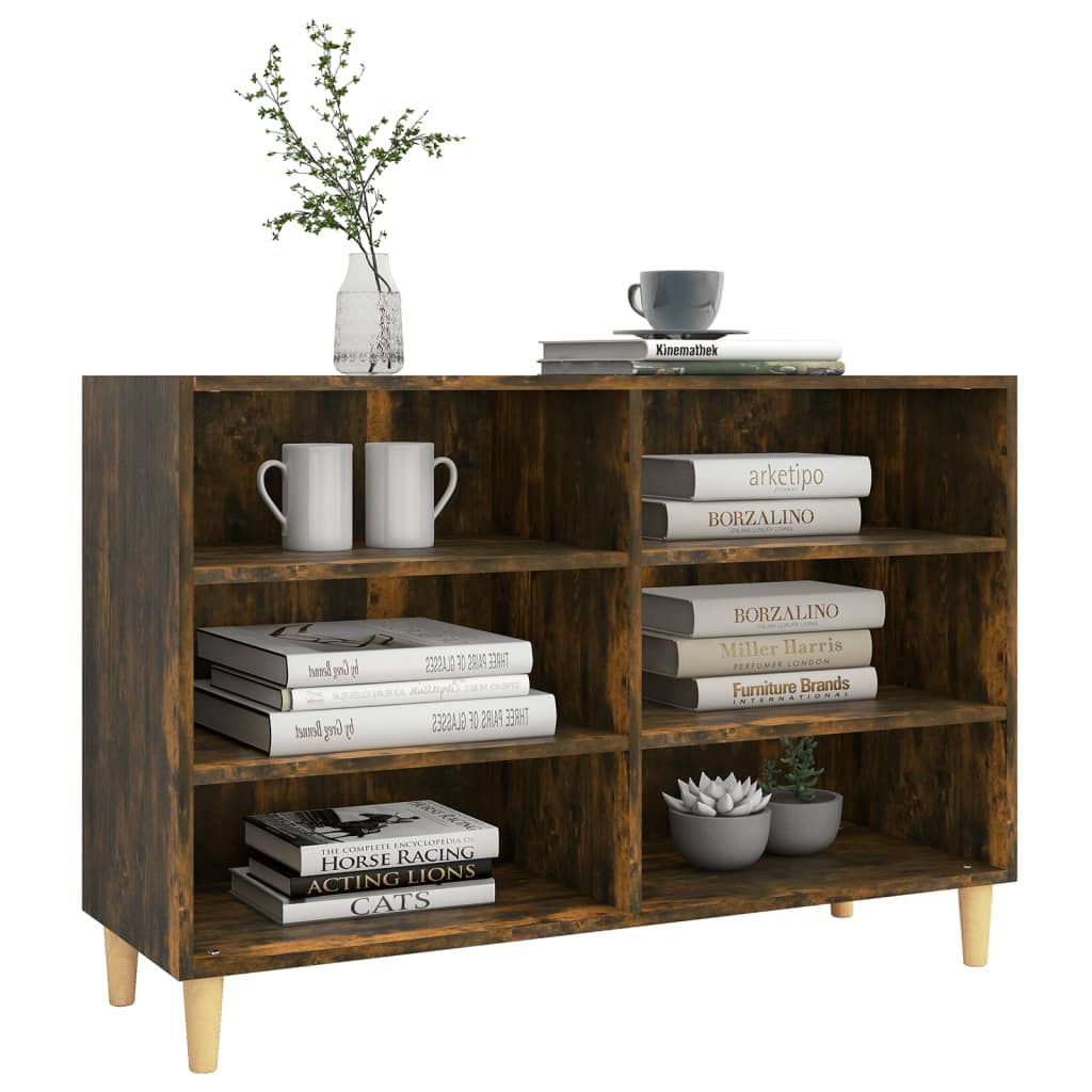 Sideboard Räuchereiche 103,5x35x70 cm Holzwerkstoff - Pazzar.ch