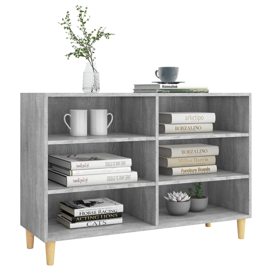Sideboard Grau Sonoma 103,5x35x70 cm Holzwerkstoff - Pazzar.ch