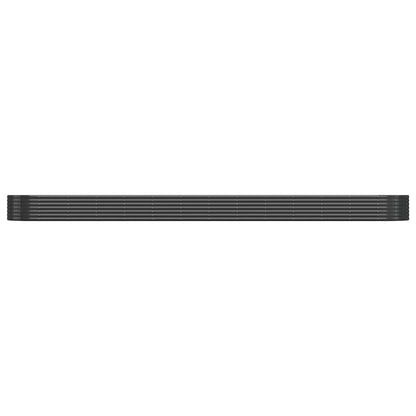 Hochbeet Pulverbeschichteter Stahl 544x100x36 cm Anthrazit - Pazzar.ch