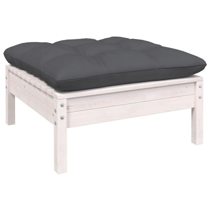 5-tlg. Garten-Lounge-Set mit Anthrazit Kissen Kiefernholz - Pazzar.ch