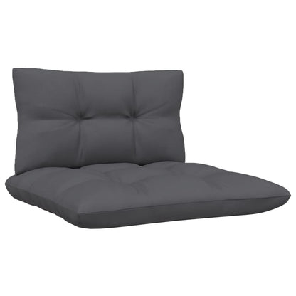 3-Sitzer-Gartensofa mit Anthrazit Kissen Massivholz Kiefer - Pazzar.ch